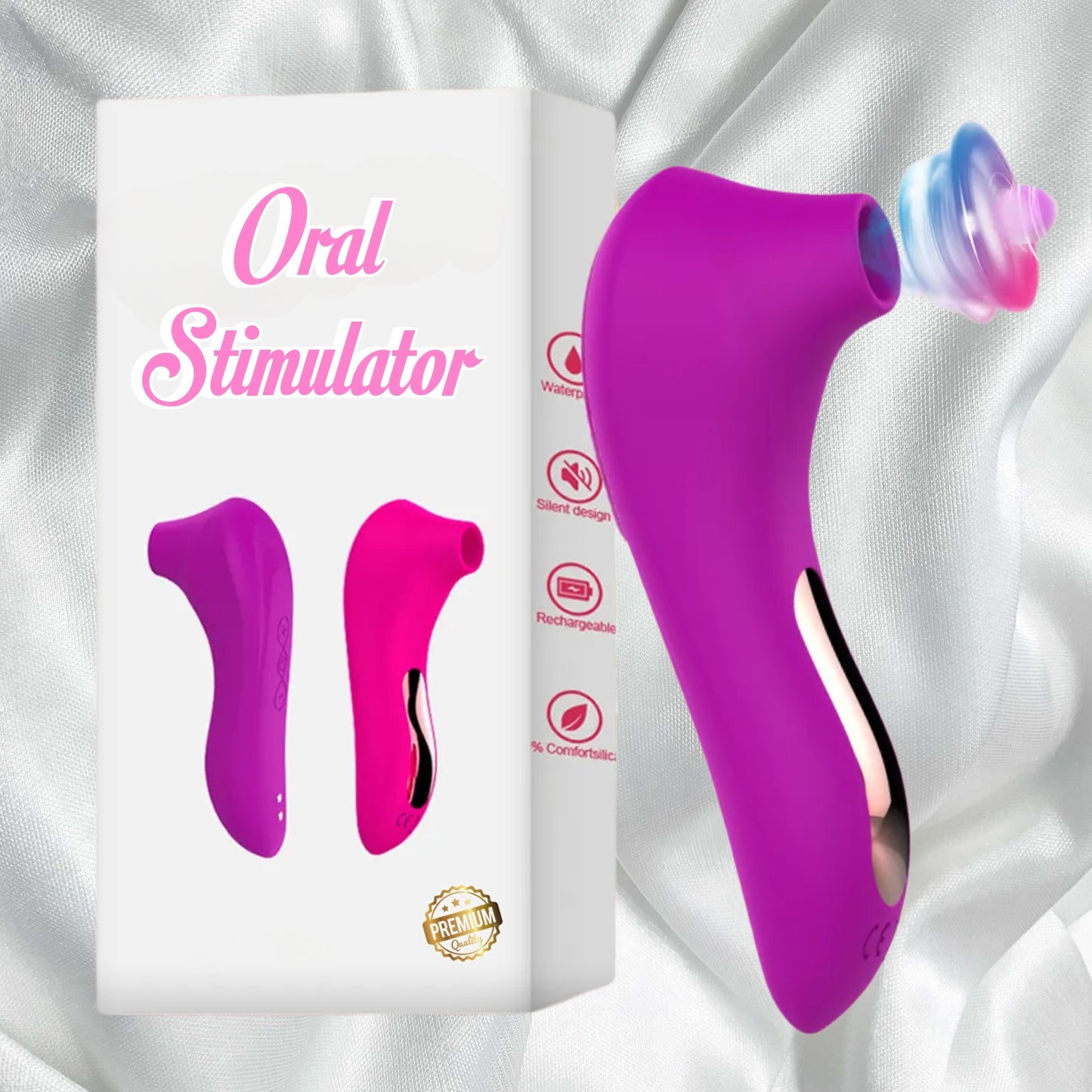 Multi-Functional G-Spot Oral Stimulator